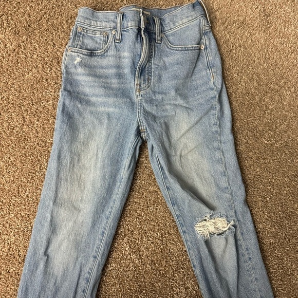 Madewell Women’s Perfect Vintage Jean in Coney Wash:‎ Destroyed Edition Size 26 - Picture 6 of 11